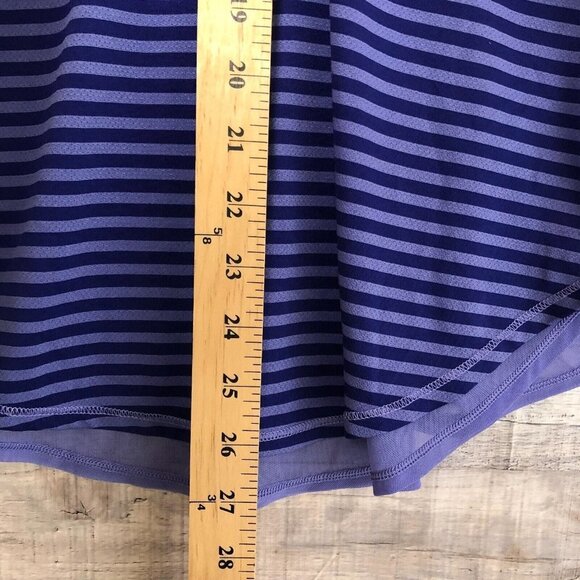 Calia by Carrie Underwood Purple Striped Layered Racerback Tank Size Medium - Picture 7 of 8